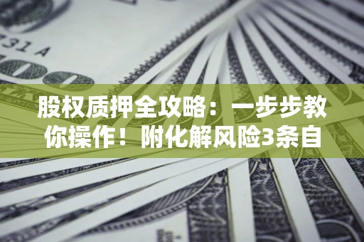 北京股权质押全攻略：一步步教你操作！附化解风险3条自救法则