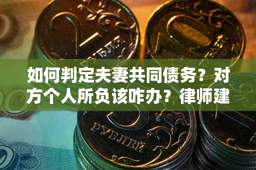 北京如何判定夫妻共同债务？对方个人所负该咋办？律师建议