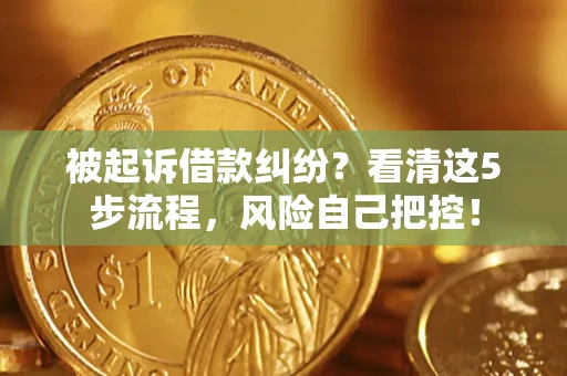 北京被起诉借款纠纷？看清这5步流程，风险自己把控！