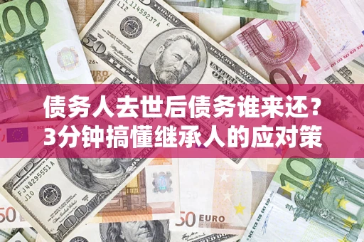 北京债务人去世后债务谁来还？3分钟搞懂继承人的应对策略
