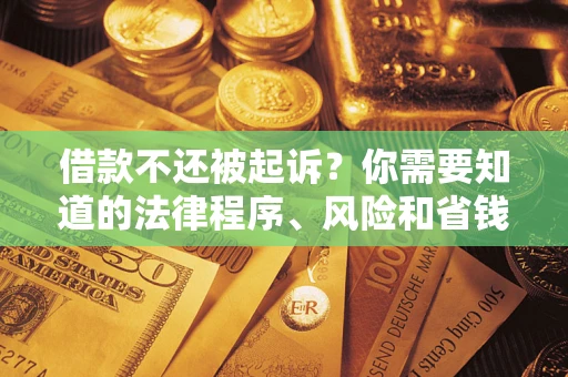 北京借款不还被起诉？你需要知道的法律程序、风险和省钱技巧
